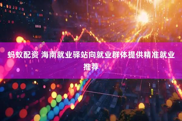 螞蟻配資 海南就業驛站向就業群體提供精準就業推薦